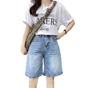 Women's High Waist Denim Shorts