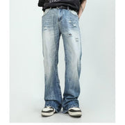 American Ripped Jeans Men And Women Casual