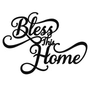 Bless This Home Metal Wall Art Metal Letter Wall Hanging