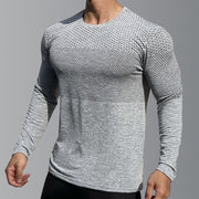 Muscle Workout Men's Basketball Brothers Slim-fit Cationic Training Clothes Sports Long Sleeve