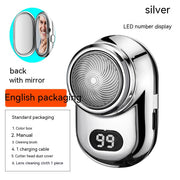 With Mirror Type-c Fast Charge Shaver Washing Portable