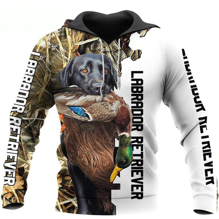 European And American Wolf 3D Printing Sweater Long Sleeve Autumn