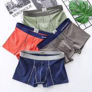 Men's Boxer Briefs Week Days Underwear Solid Color Simple Trendy Breathable Multicolor Pants