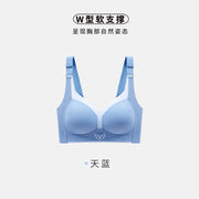 Thin Cup Plus Size Smooth Smooth Full Cup Adjustable Underwear Women's Push-up Anti-sag Bra Retraction Bra Bra