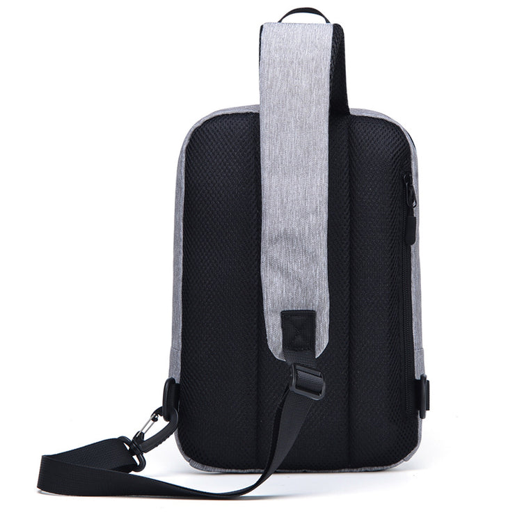 Trendy Men's Chest Bag Oxford Cloth Outdoor Casual Messenger