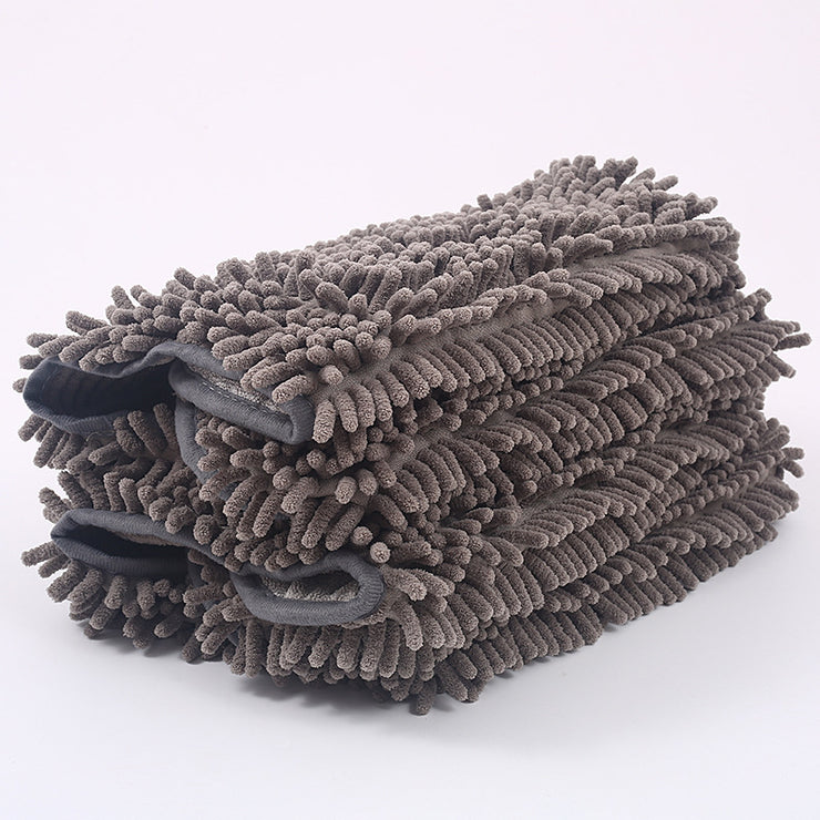 Chenille Pet Towel Dog Bath Towel