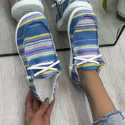 Large Size New Canvas Women Single Shoes