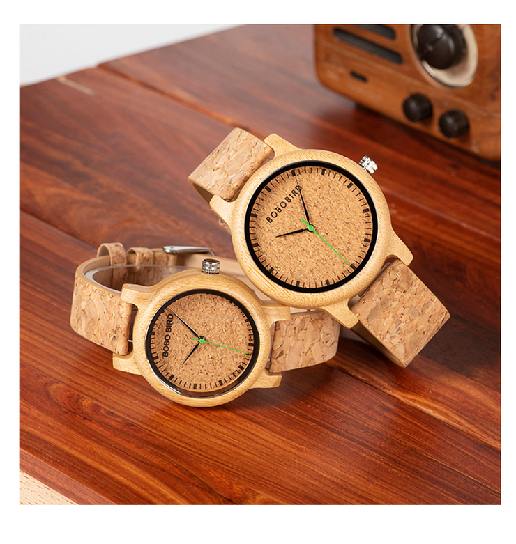 Bamboo and wooden watches