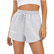 Women's Fashion Casual Exercise Elastic Running High Waist Shorts