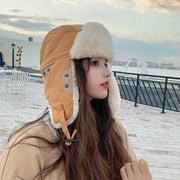 Winter Ear Protection Korean Version Cycling Thickened Windproof Flying Hat