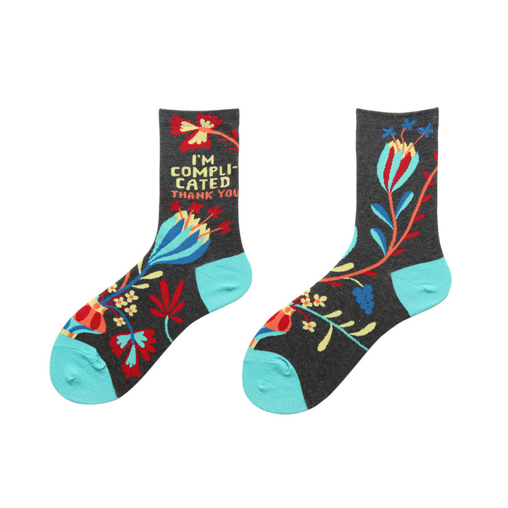 Pile up socks women's cotton socks