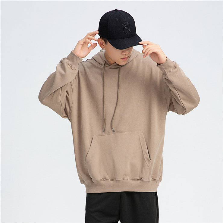 New Thick Heavyweight Men's Hooded Sweater