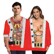 Men's And Women's Fashion Digital Printing One-piece Double Sweater