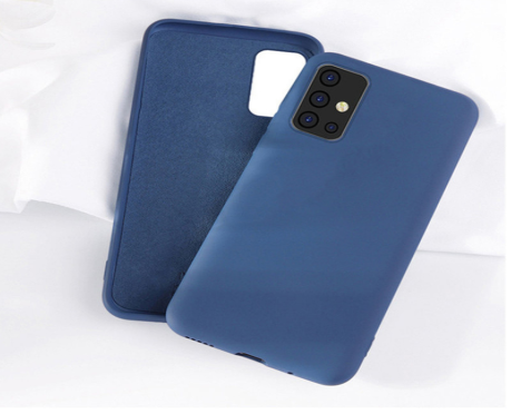 Pure color silicone phone case