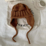 Female Retro Warm Ear Protection Knitting Woolen Cap