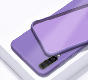 Pure color silicone phone case