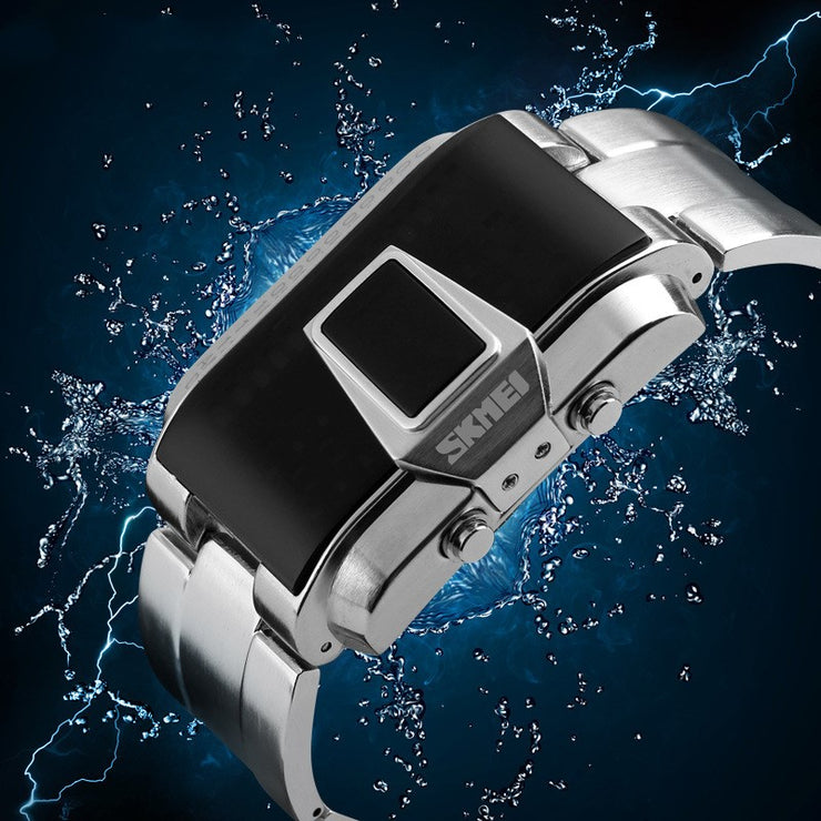 Men's trendy watches waterproof personality creativity