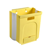 Hanging folding hanging household trash can