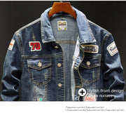 Plus Size Jacket Denim Coat Men's Clothing