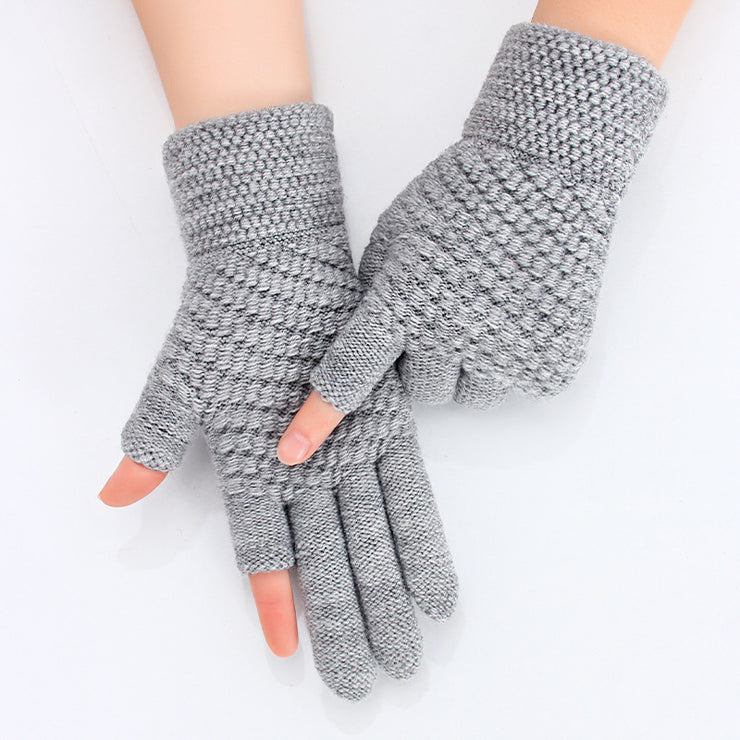 Thickened Fleece Winter Riding Gloves