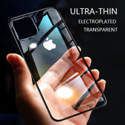 Transparent silicone phone case