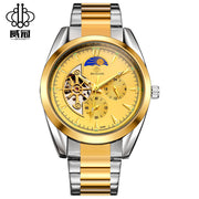 Wei Guan full automatic machinery, fashion moon alternate function watches, leisure men's waterproof automatic mechanical watches