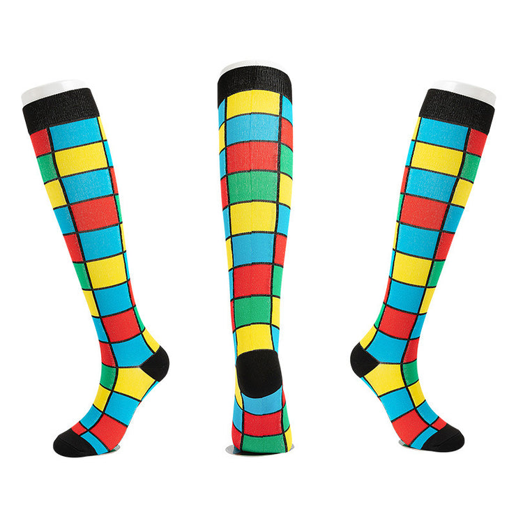 Cycling Socks, Sports Compression Socks, Mixable Compression Socks