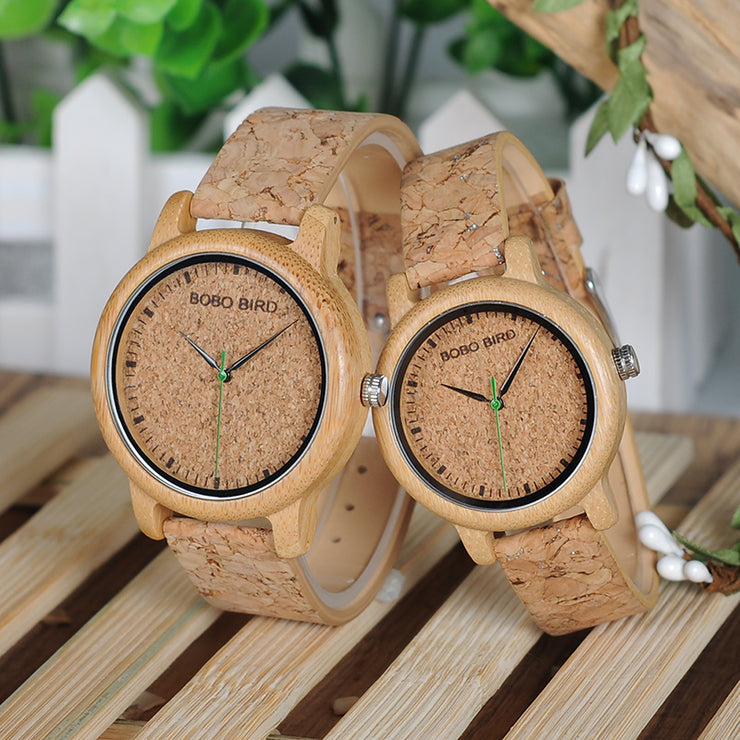 Bamboo and wooden watches