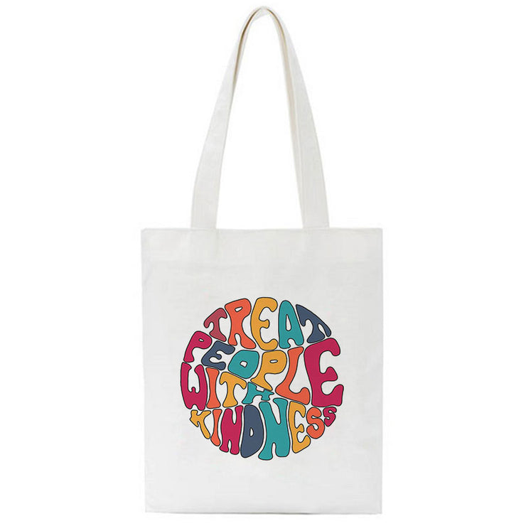 Treat People With Kindness Canvas Bag