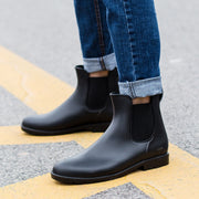 Low-top Men's Rain Boots Fashion Waterproof Low-top Rain Boots Chelsea Water Shoes