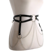 Body Harness Women Sexy Chain Leather Strap Waist Jewelry