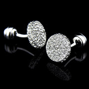 Men s Cufflinks Crystal Full Rhinestone Cufflinks