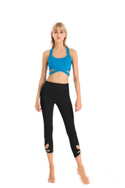 Yoga Suit Female Summer Professional Yoga Suit Sexy Fashion Tight-fitting Hollow Sports Fitness Suit Two-piece