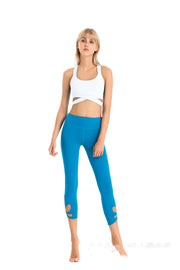 Yoga Suit Female Summer Professional Yoga Suit Sexy Fashion Tight-fitting Hollow Sports Fitness Suit Two-piece