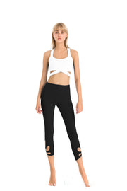 Yoga Suit Female Summer Professional Yoga Suit Sexy Fashion Tight-fitting Hollow Sports Fitness Suit Two-piece