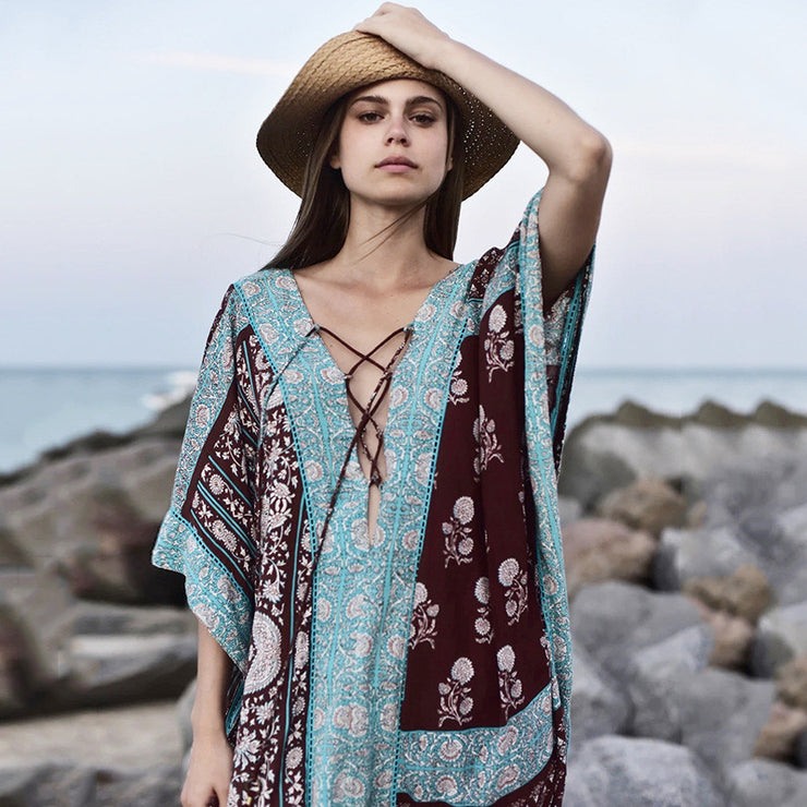 People Cotton Robe Loose Dress Beach Jacket