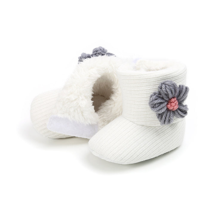 Sunflower Warm Boots Baby Shoes Baby Boots Cotton Boots Baby Choes Toddler Shoes