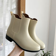 Women's Short Rain Boots Mid-tube Overshoes