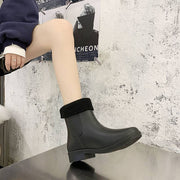 Women's Short Rain Boots Mid-tube Overshoes