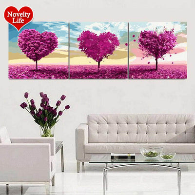 Frameless Oil Painting Flowers Landscape People Animal Photos