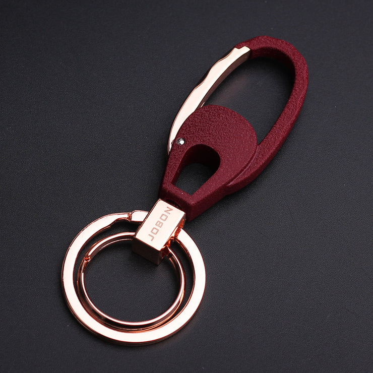 Keychain Boxed Key Case For Men Metal Hanging Buckle Enterprise Gift Pendant