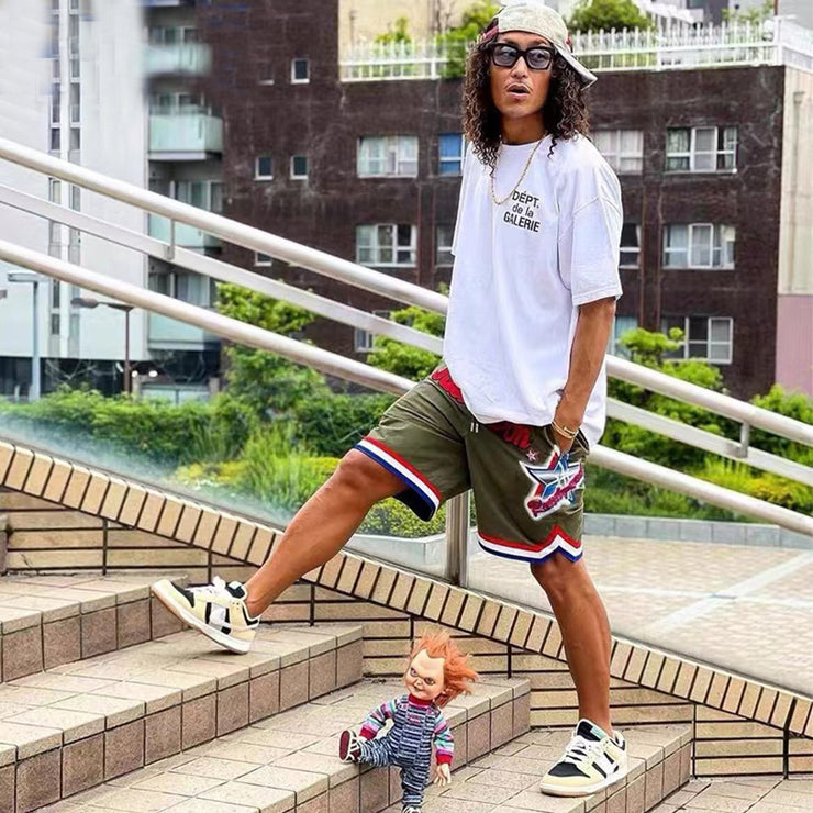 High Street Hip Hop Summer New Loose Round Neck Short Sleeve T-shirt