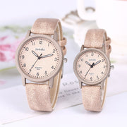 Casual fashion men and women couple quartz watches