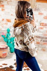 Printed Patchwork Top Women's Clothing European And American