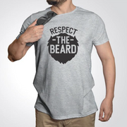 European And American Respected Beard Digital Printing Casual Round Neck T-shirt