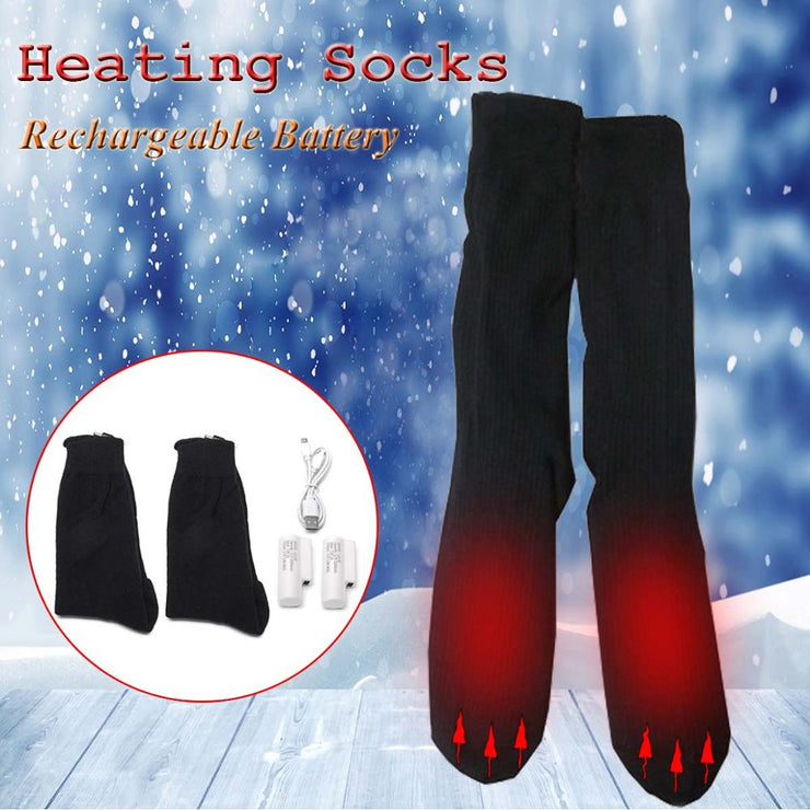 Heating socks, charging heating socks