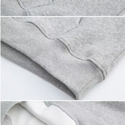 Hooded Sweater Men's Loose Gray Coat