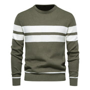 Men's Fashion Casual Striped Sweater