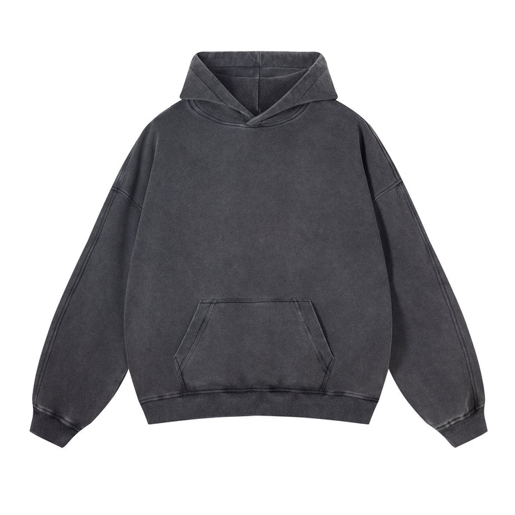 Men's Retro Distressed Hooded Sweater