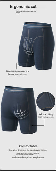 Cotton Men's Wear-resistant Sports Fitness Boxer Briefs